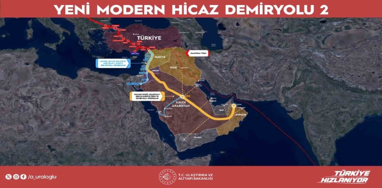 Bakan Uraloğlu  Hicaz Demiryolu Suudi Arabistan’la Sadece Ticaretimizi Değil, Tarihi ve Kültürel Bağlarımızı da Geliştireceğiz?v=1