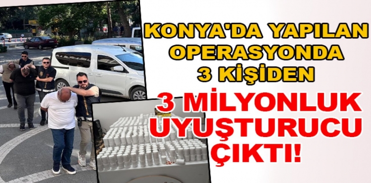 Akşehir’de Uyuşturucu Operasyonu: 38 Bin Hap Ele Geçirildi