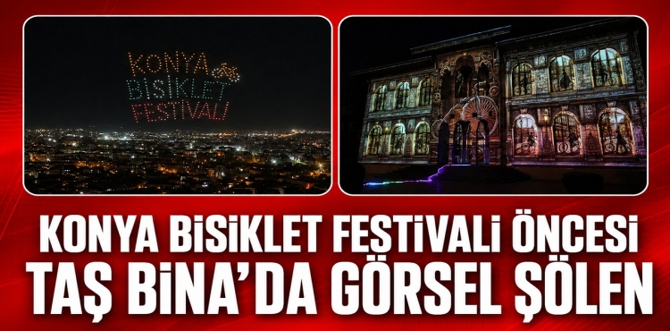 Konya Bisiklet Festivali öncesi Taş Bina’da Görsel Şölen