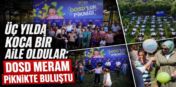 Üç Yılda Koca Bir Aile Oldular DOSD Meram Piknikte Buluştu