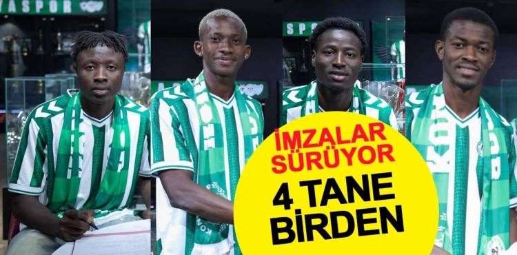 Konyaspor Genç Yıldız Adayları İle İmzaladı